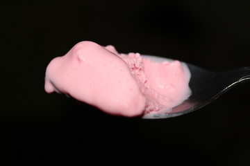Strawberry ice cream