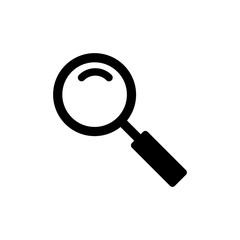magnifier icon trendy flat design