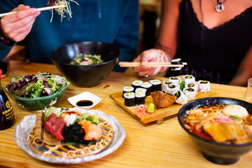 vegan sushi maki japanese restaurant