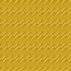 Geometric Seamless Design Cover Consisting of Isolated Elements. Future and Trendy Cover of Geometric Seamless Design. Fine Ornament with Yellow Elements