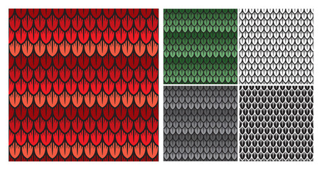 Dragon scales seamless pattern (background, wallpaper)