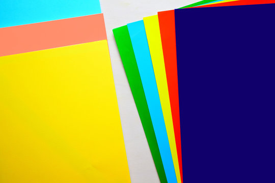 Libretas y hojas manualidades de colores
