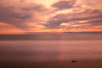 Obraz premium sunset at the sea