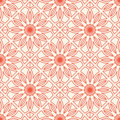 Vector Asian Linear Geometric Pattern