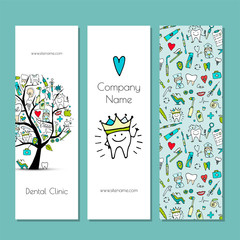 Banners design, dental clinic