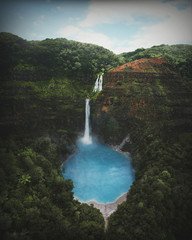 Bali waterfall - obrazy, fototapety, plakaty
