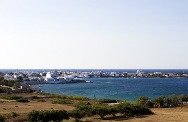 Fototapeta premium Seaside landscape on Milos island, Cyclades Islands, Greece