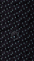 Bitcoin and currency on a dark background. Digital crypto symbol. Currency bubble, wave effect, market fluctuations. Business concept. 3D illustration