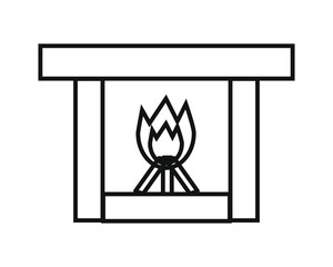 Brick pipe for the roof of the house. Element of building construction. 