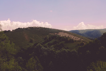 Obraz premium mountain hill