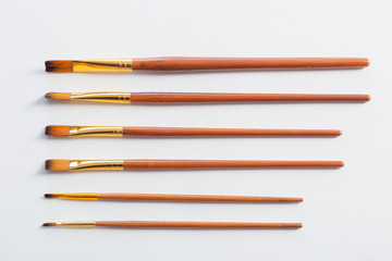 paintbrush on white background