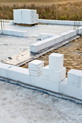 Aerated concrete blocks