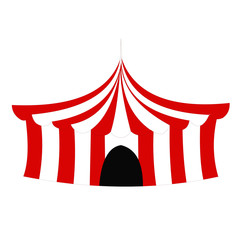 Circus Tent - Cartoon Vector Image