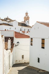 White architecture in Sanlucar de Guadiana, Spanish border town, Andalusia