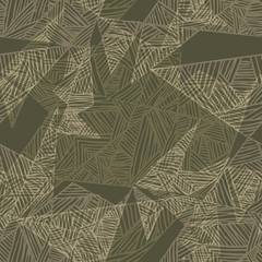 Abstract seamless pattern with geometric elements