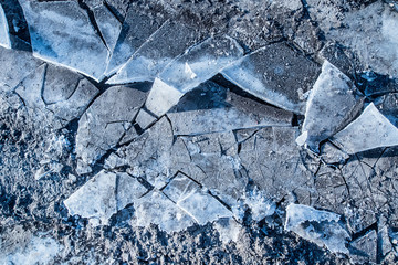 Broken ice