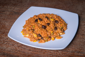 food, snack, fried, meal, plate, delicious, white, meat, nut, healthy, bowl, dish, appetizer, baked, dinner, isolated, sweet, bread, cuisine, tasty, nuts, almonds, dessert, lunch, roasted, sauce, tort