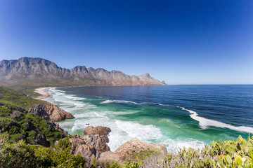 False Bay coastline in South Africa 