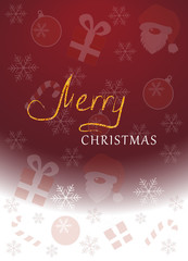 Fototapeta na wymiar Christmas and new year greeting card