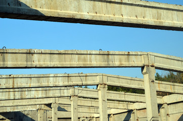 Abandoned and vandalised Soviet military base. Kiev Region,Ukraine