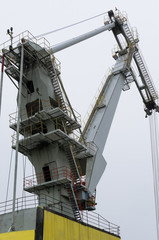 Fototapeta na wymiar FLOATING CRANE - A great crane for special tasks at sea