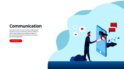 Business Communication Landing Page