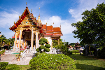Naklejka premium temple in thailand
