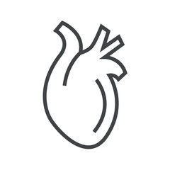 Line icon heart