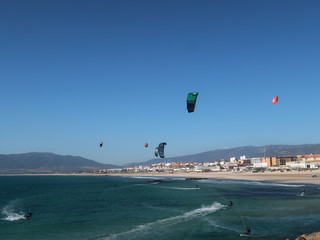 Kitesurfer in Tarifa