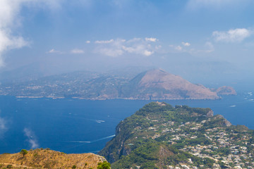Fototapeta na wymiar view of Capri Italy