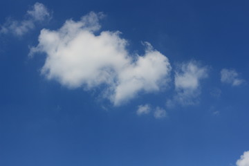 Blue sky with cloud