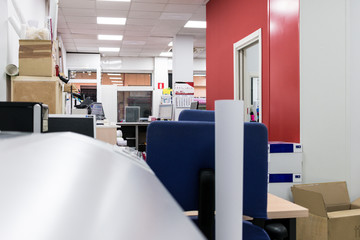 reprography and fotocopy shop work shop with work material