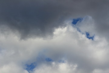 Blue sky with cloud