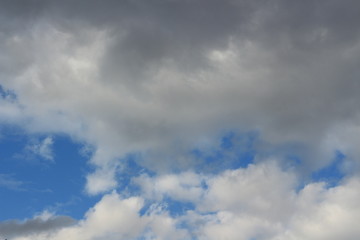 Blue sky with cloud