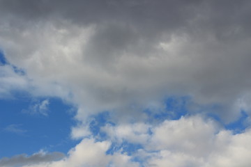 Blue sky with cloud