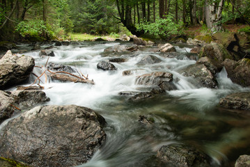 silky water in the Dolomites