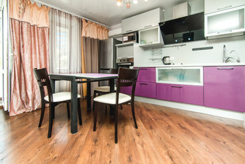 Photo of the light kitchen room