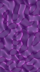 Graphic illustration - liquid pattern dark purple color. Modern abstract background. Design wallpaper. 3D illustration