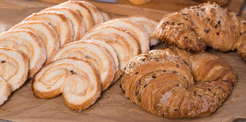 fried Palmier laid out on counter