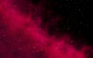 Fototapeta na wymiar Colorful and beautiful space background. Outer space. Starry outer space texture. Templates, red background. 3D illustration