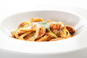 Exquisite Serving Crispy Argentine Shrimp and Squid