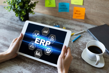 ERP system. Enterprise resources planning. Business process automation.