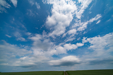 Day sky panorama