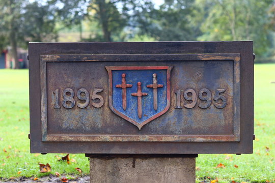 A historical artefact donated to the grounds of Kirkstall Abbey 