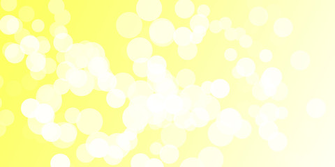 Gradient with yellow bokeh abstract blurred background illustration.
