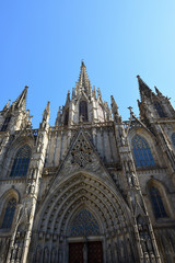 Fototapeta premium Kathedrale von Barcelona, Spanien