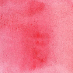 Illustration watercolor abstract stain smooth gradient transition from red, pink, vinous, coral.