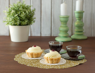 Evening coffe with the home made sweets