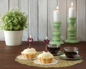 Evening coffe with the home made sweets