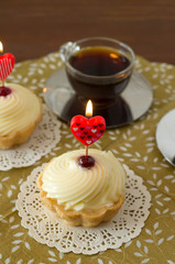 Evening coffe with the home made sweets